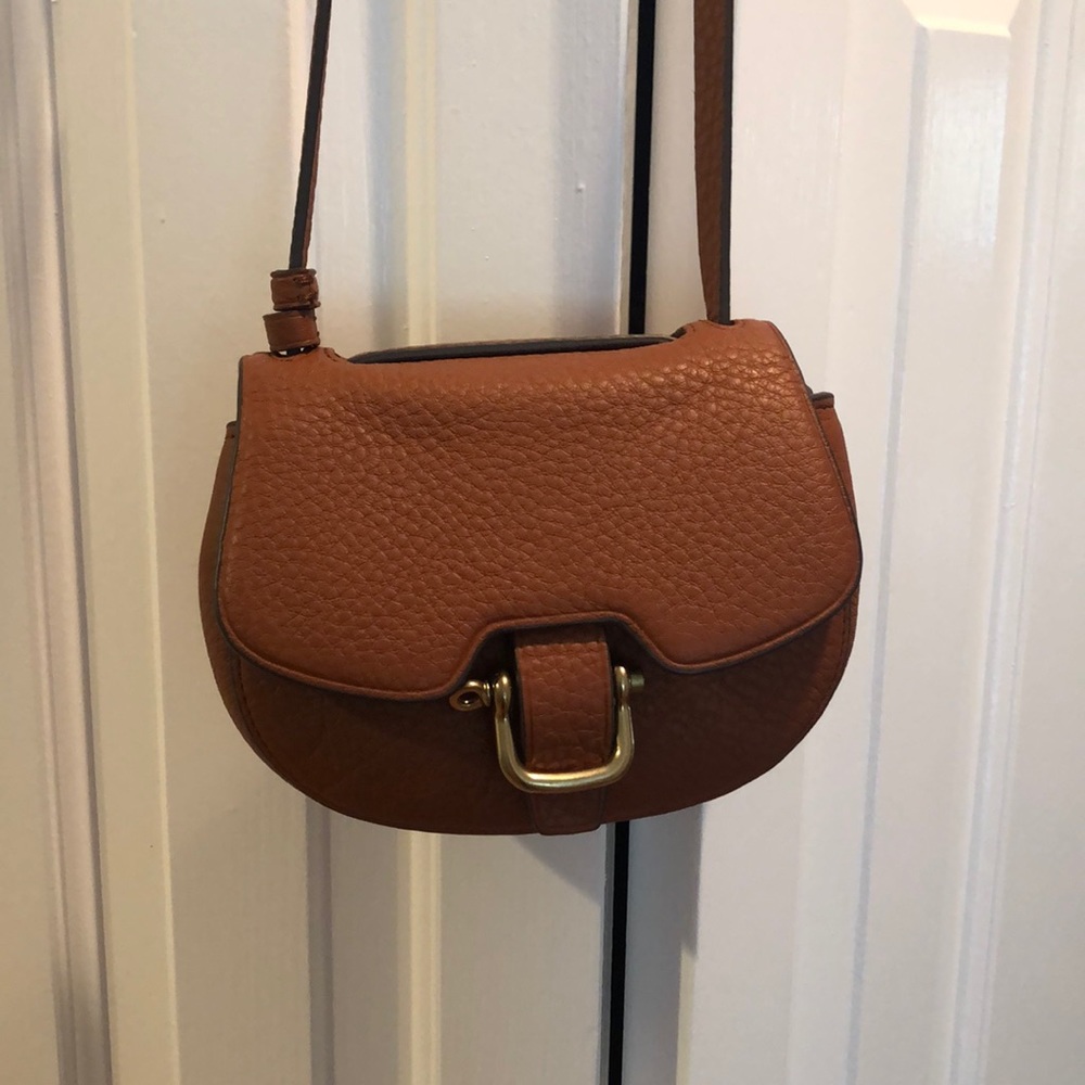 J crew cross body saddle bag